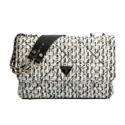 Pochette femme Guess Cessily Blanc - ZESHOES Pochette femme Guess Cessily Blanc - ZESHOES