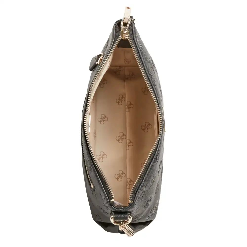 Sac bandoulière femme Guess Helaina Noir - ZESHOES