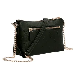 Sac bandoulière femme Guess Helaina Noir - ZESHOES
