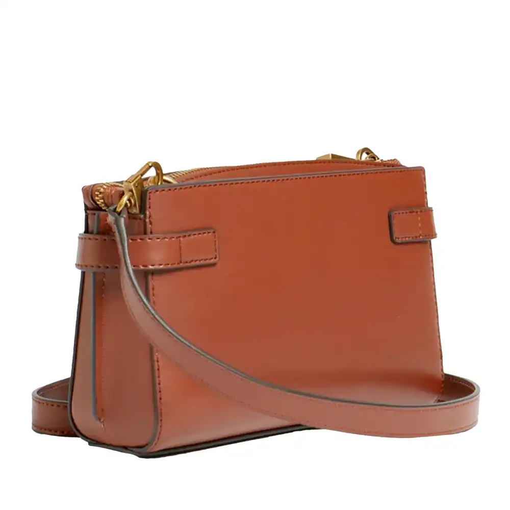 Sac a main femme Guess Zadie Marron - ZESHOES Sac a main femme Guess Zadie Marron - ZESHOES