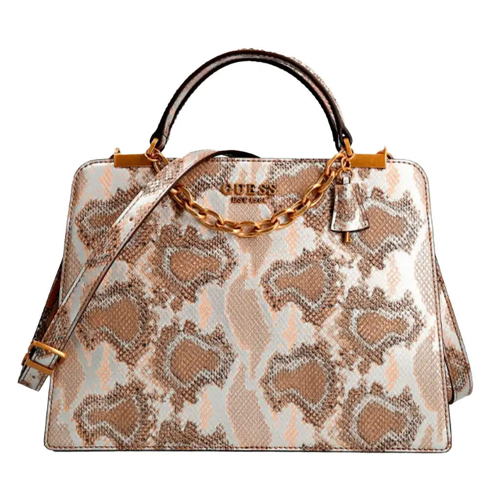 Sac bandoulière femme Guess Kristle python Multicolor - ZESHOES