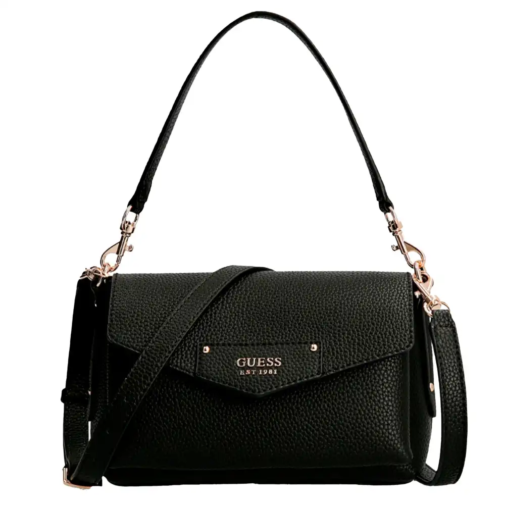 Pochette femme Guess Mini eco brenton Noir - ZESHOES