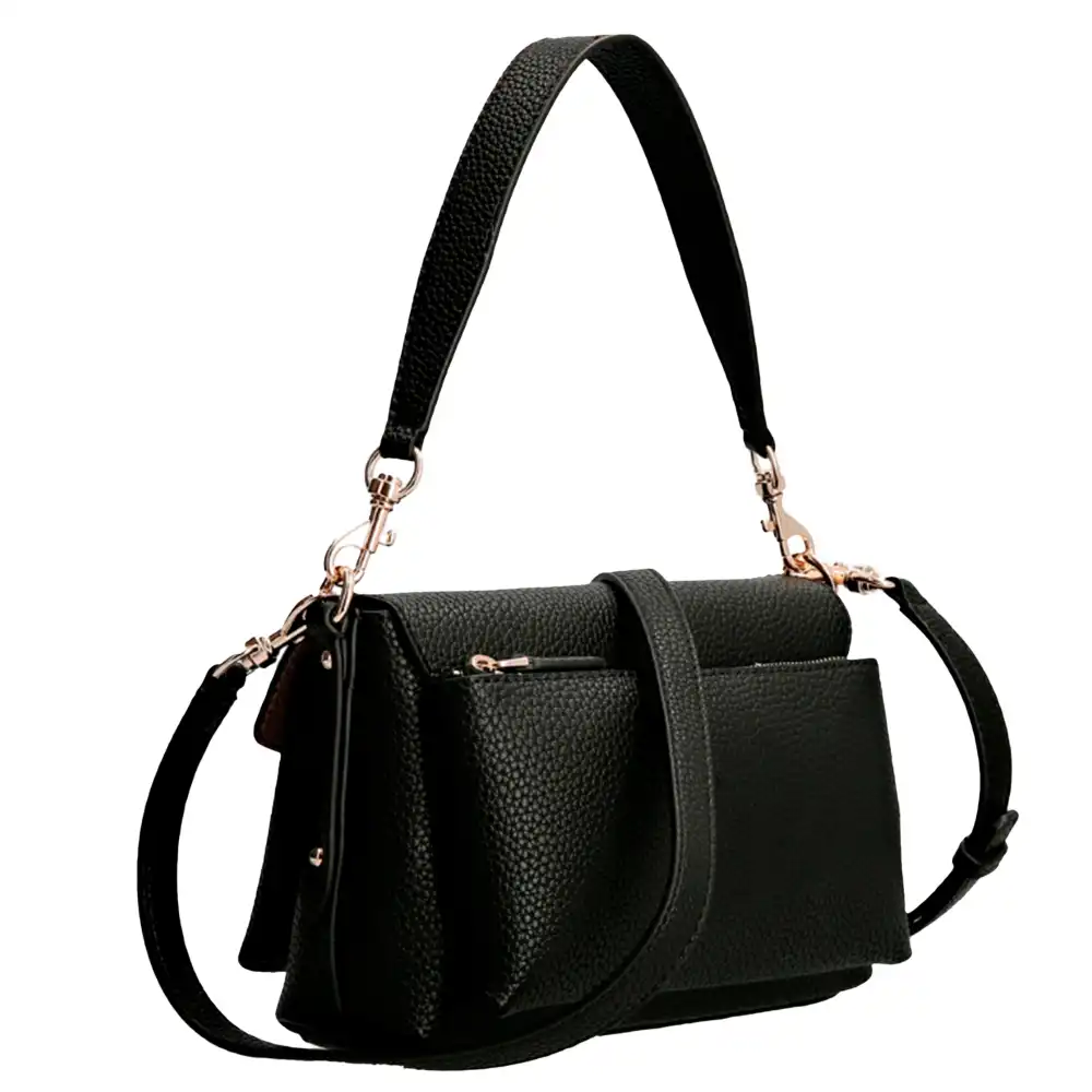 Pochette femme Guess Mini eco brenton Noir - ZESHOES