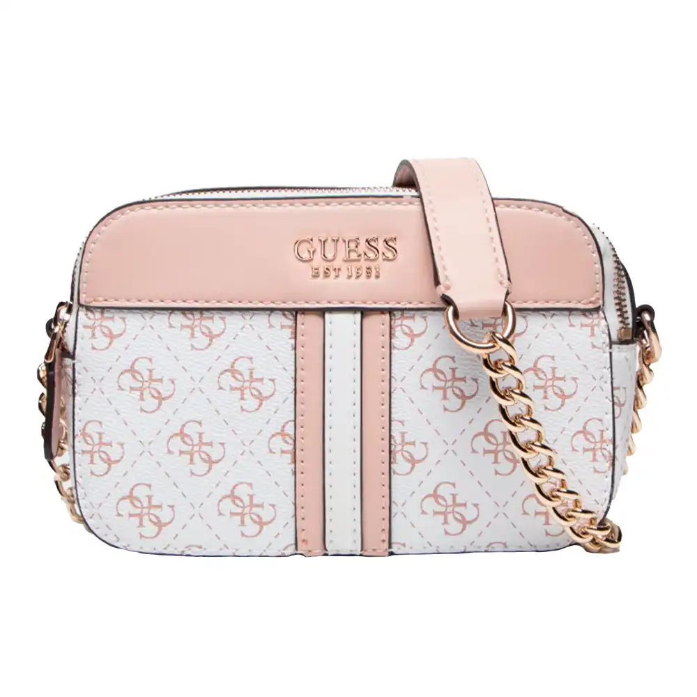 Pochette femme Guess Classic logo 4g Blanc - ZESHOES