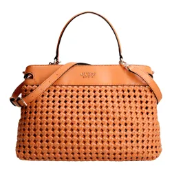 Sac bandoulière femme Guess sicilia tresse Marron - ZESHOES Sac bandoulière femme Guess sicilia tresse Marron - ZESHOES