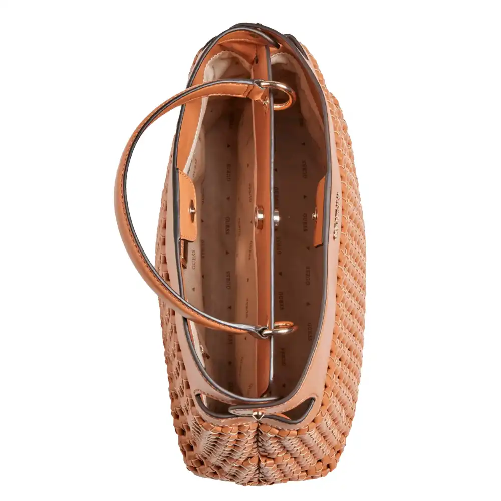 Sac bandoulière femme Guess sicilia tresse Marron - ZESHOES Sac bandoulière femme Guess sicilia tresse Marron - ZESHOES