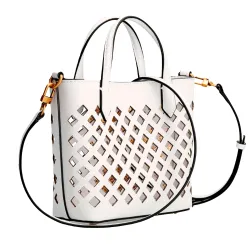 Sac bandoulière femme Guess Mini cabas aqua Blanc - ZESHOES