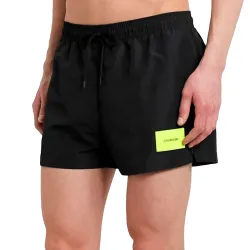 Short de bain homme Calvin Klein short drawstring Noir - ZESHOES