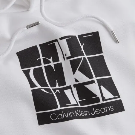 Produits victimes de leur succès Calvin Klein Blanc Original block logo