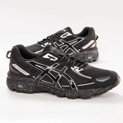 Chaussure running homme Asics Gel-venture 6 Noir - ZESHOES Chaussure running homme Asics Gel-venture 6 Noir - ZESHOES