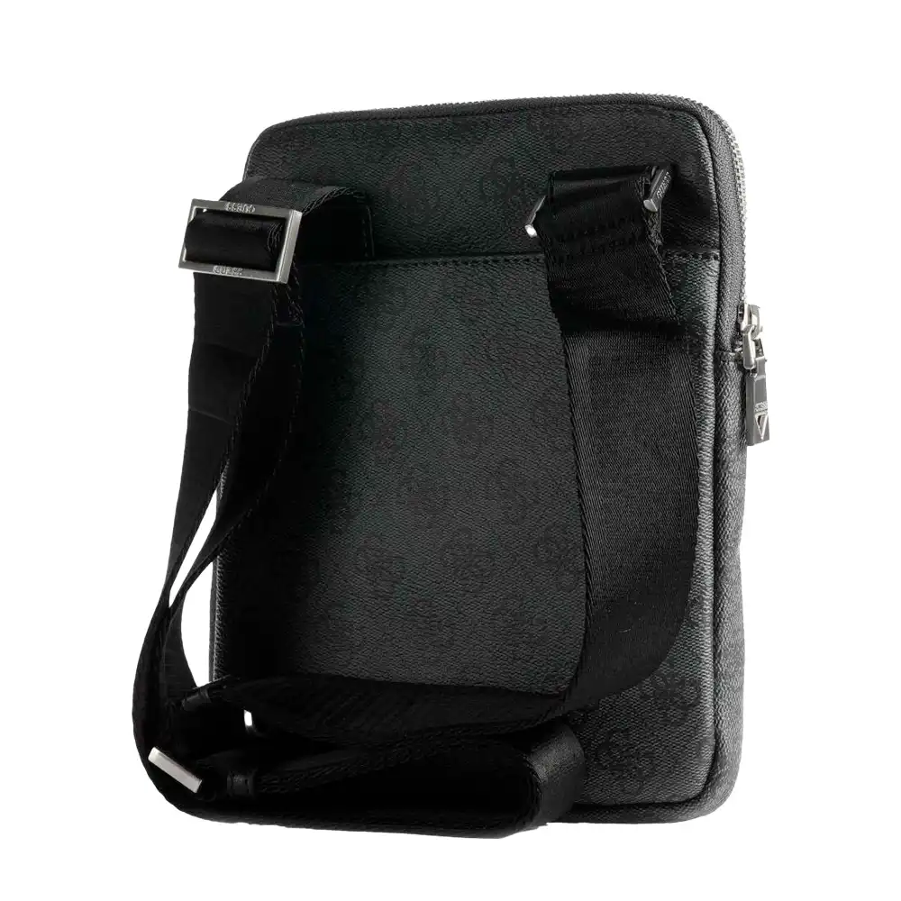 Pochette homme Guess vezzola-crossbody Gris - ZESHOES Pochette homme Guess vezzola-crossbody Gris - ZESHOES