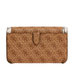 Portefeuille femme Guess Zadie Marron - ZESHOES