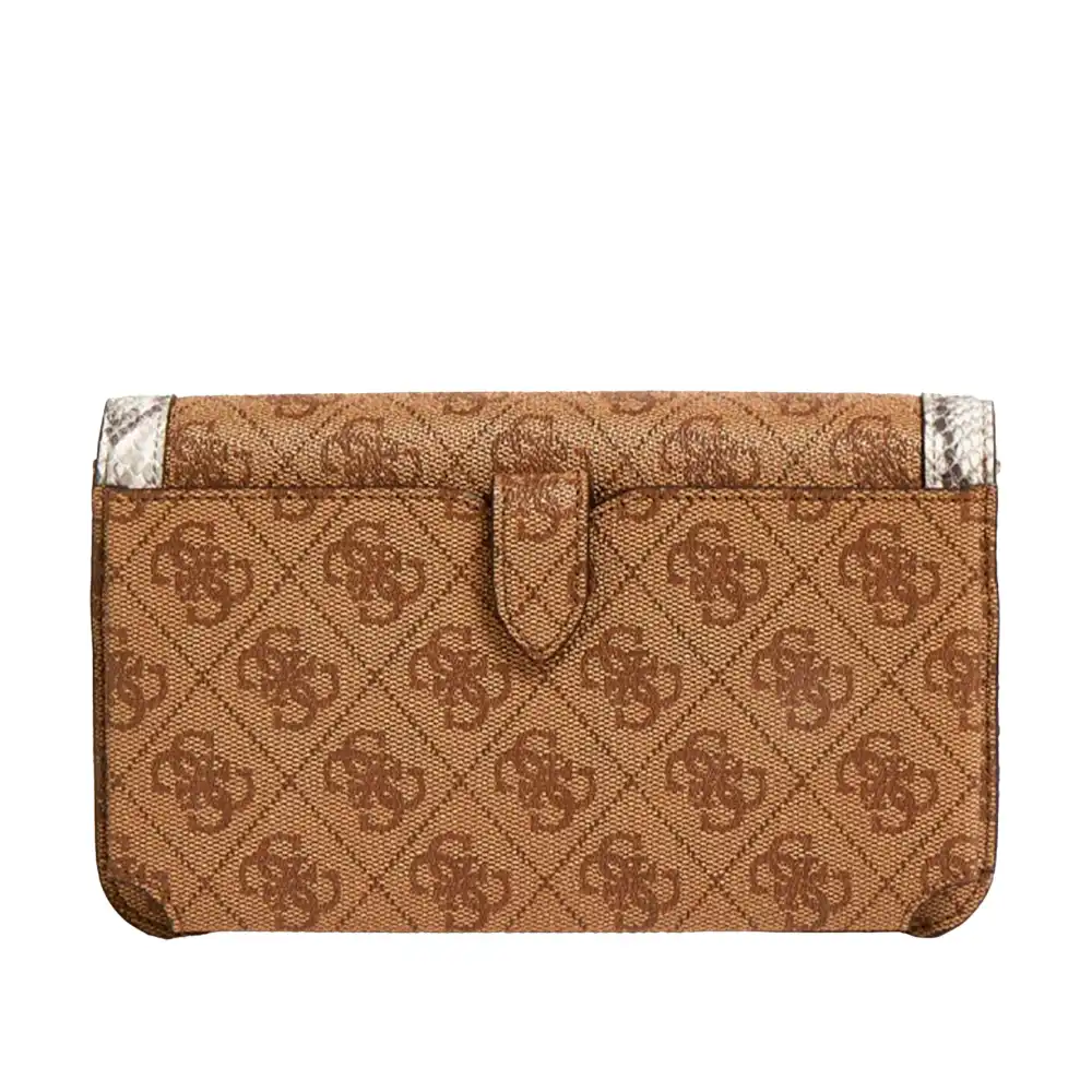 Portefeuille femme Guess Zadie Marron - ZESHOES