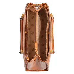 Sac bandoulière femme Guess Abey Cognac - ZESHOES