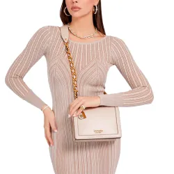 Sac bandoulière femme Guess Abey Rose - ZESHOES