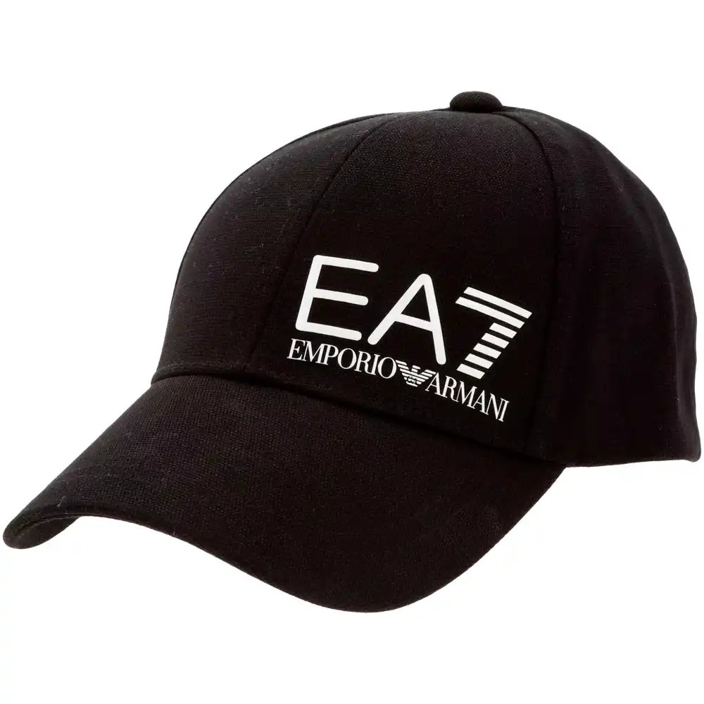 Casquette homme EA7 classic logo Noir - ZESHOES