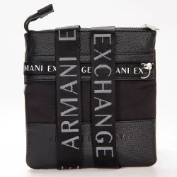 Pochette homme Armani Exchange Fat crossbody Noir - ZESHOES
