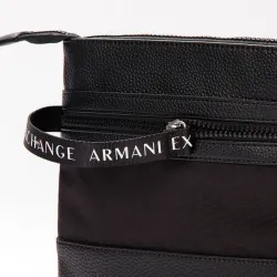 Pochette homme Armani Exchange Fat crossbody Noir - ZESHOES