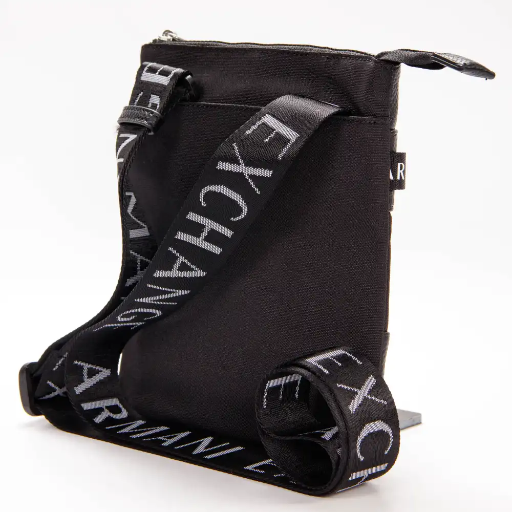 Pochette homme Armani Exchange Fat crossbody Noir - ZESHOES