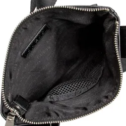 Pochette femme Guess Classic logo triangle Noir - ZESHOES