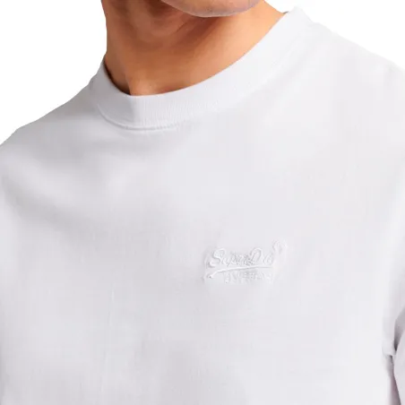 Produits victimes de leur succès Superdry Blanc White logo brodé