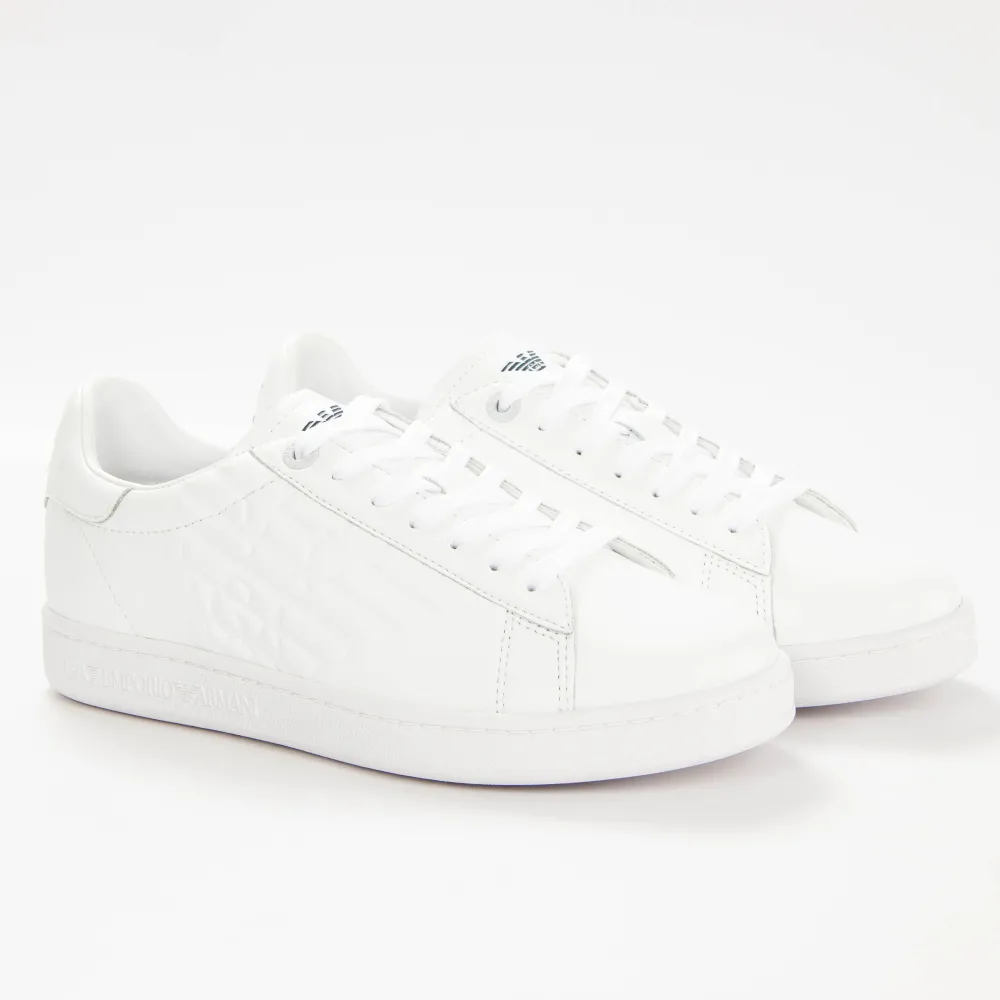 EA7 Basket Classic logo Homme Blanc