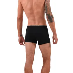 Boxer homme Kaporal Pack x3 front logo Noir - ZESHOES