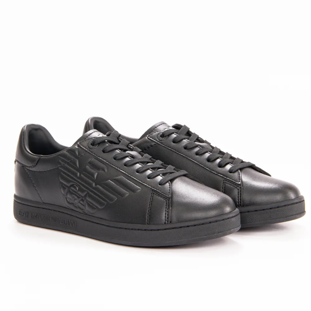 EA7 Basket Logo relief Homme Noir