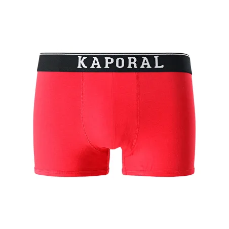 Boxer homme Kaporal Noir Pack x3 front logo