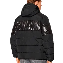 Doudoune homme Tommy Jeans Classic flag logo Noir - ZESHOES