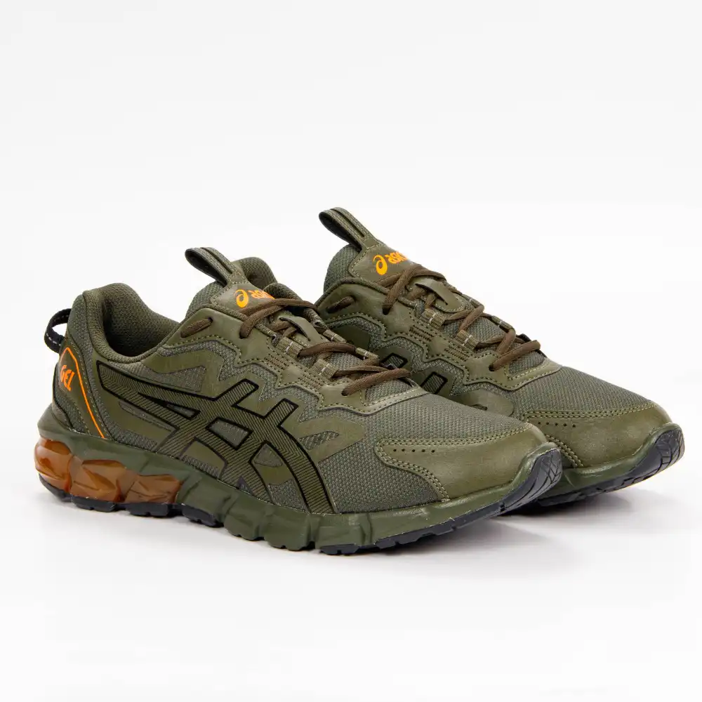 Chaussure running homme Asics Gel quantum 90 Kaki ZESHOES