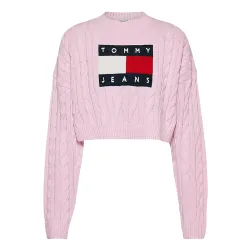 Big flag logo color pink Tommy Jeans - 1