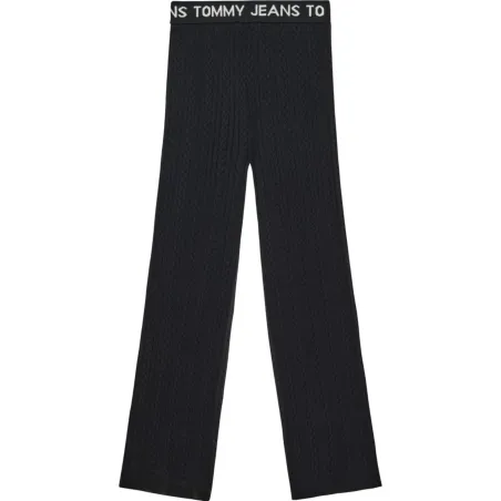 Produits victimes de leur succès Tommy Jeans Noir Cable knit pants