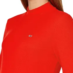 Chemisier Rib Mock Neck Tommy Jeans - 2