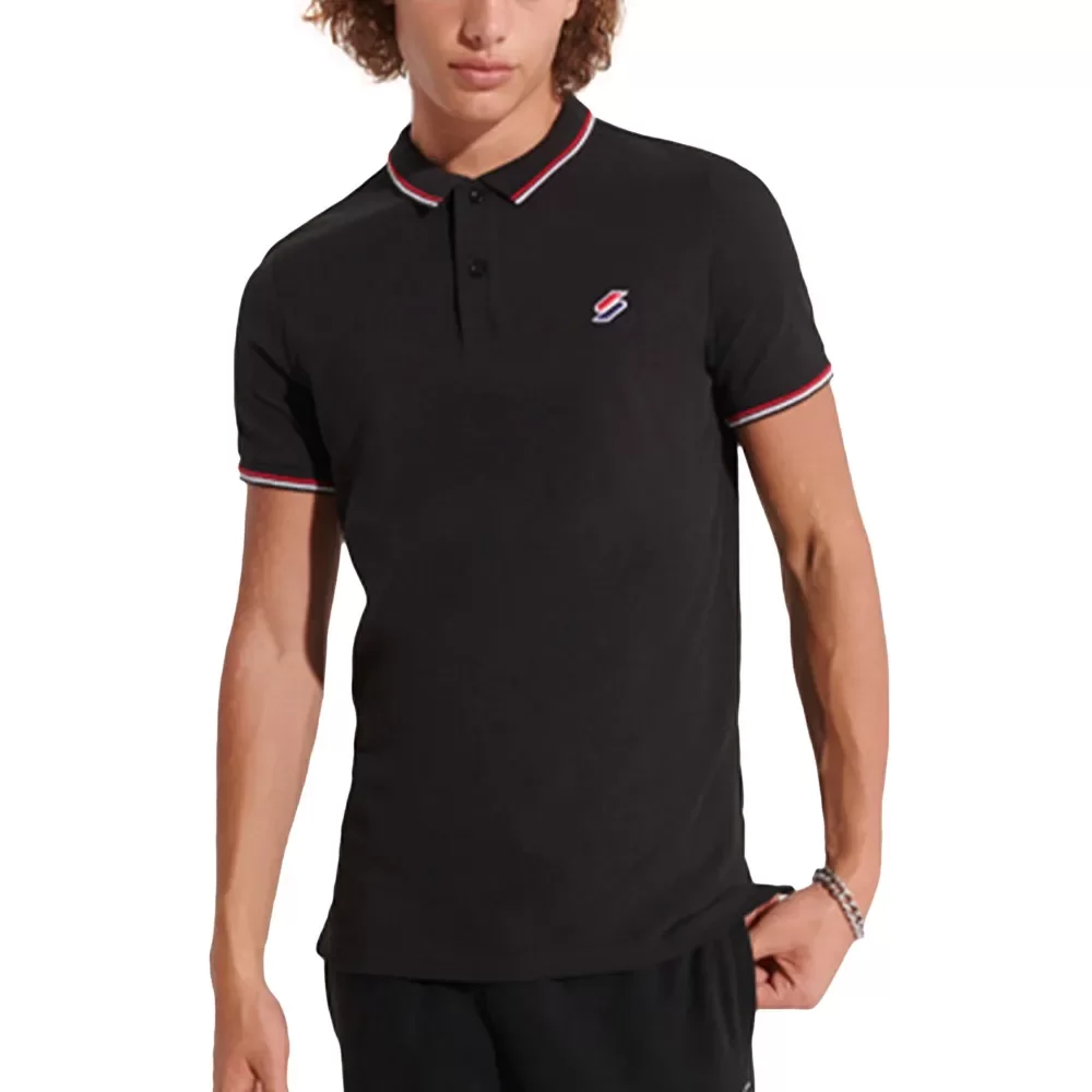 Superdry Polo Original mini logo Homme Noir