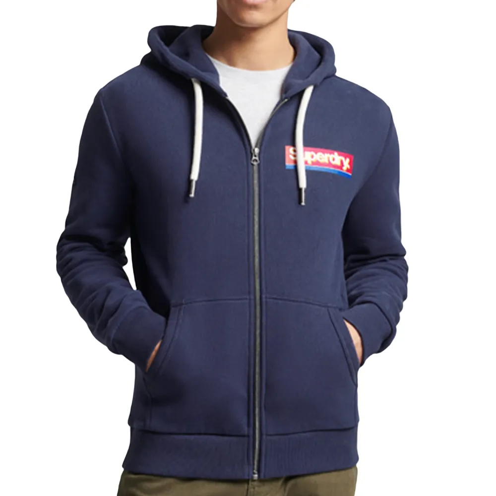 Superdry Sweat Logo original Homme Bleu