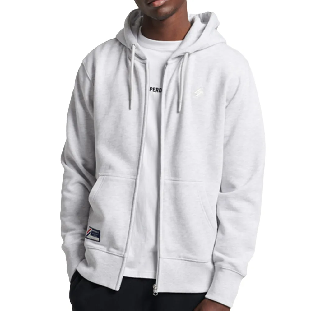 Superdry Sweat Logo flag Homme Blanc