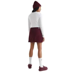 Tee shirt manche longue femme Tommy Jeans Baby rib jersey v-neck Blanc - ZESHOES Tee shirt manche longue femme Tommy Jeans Baby rib jersey v-neck Blanc - ZESHOES