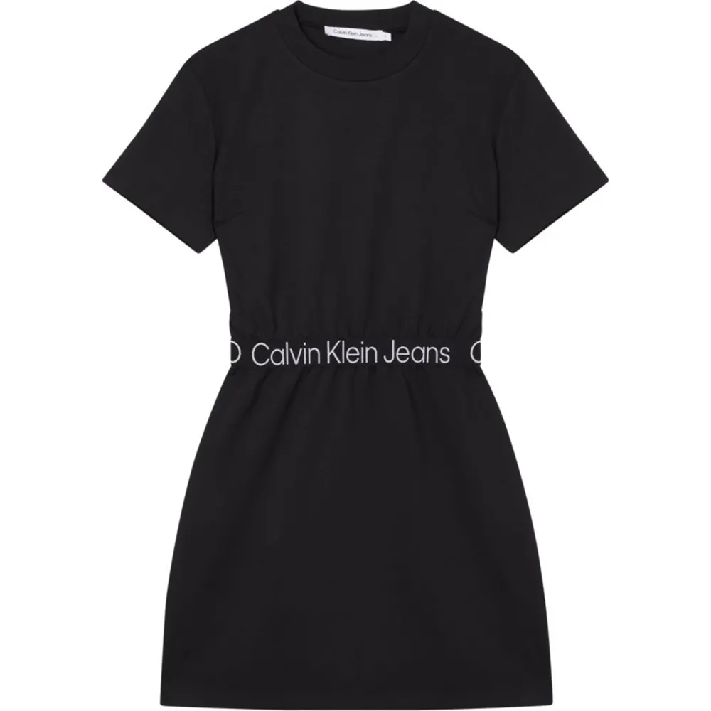 Logo waist Milano t-shirt dress. Robe Calvin Klein Logo waist Milano t-shirt dress Femme Noir Coton. Authentique Vetement de la marque Calvin Klein - 