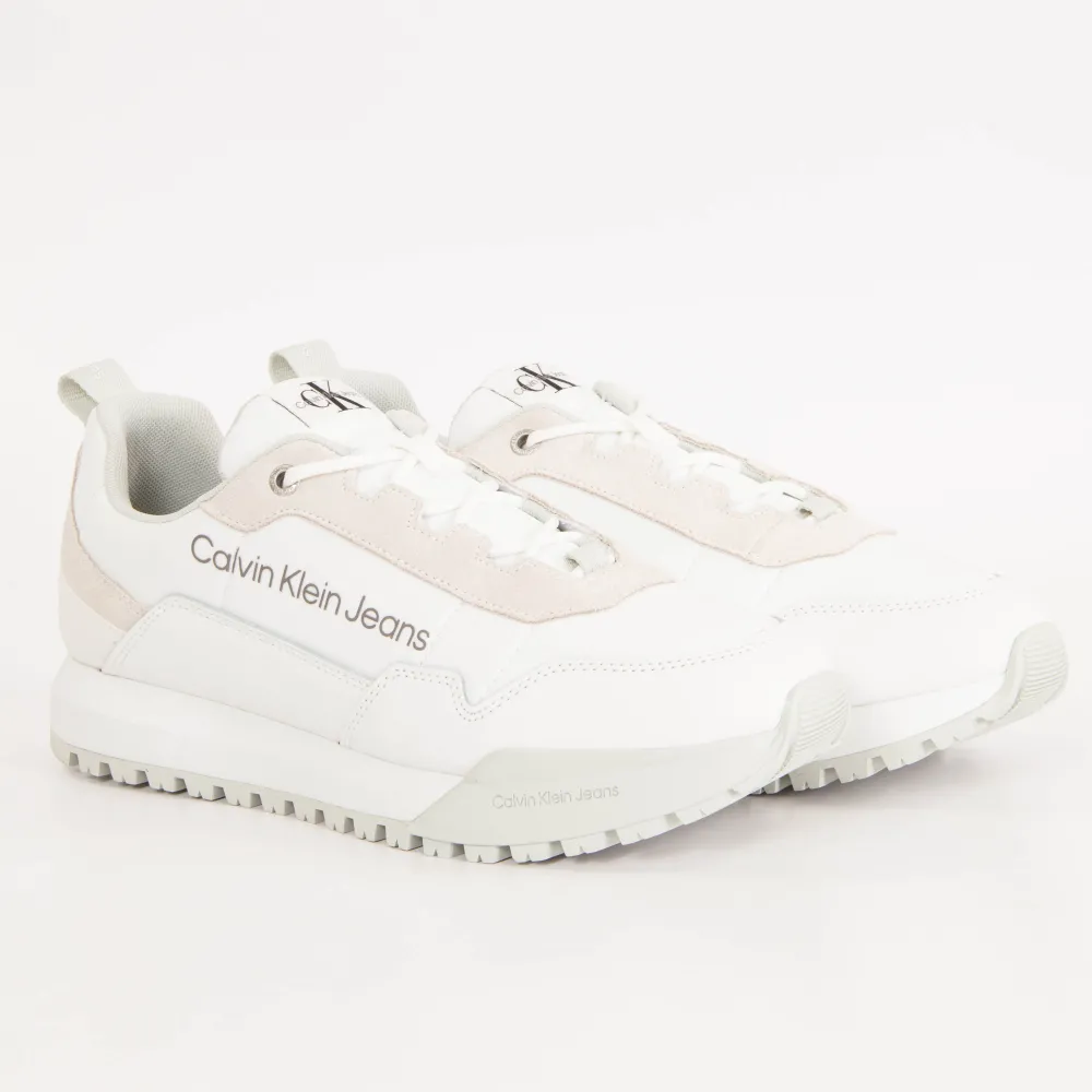 Calvin Klein Basket Toothy runner Homme Blanc